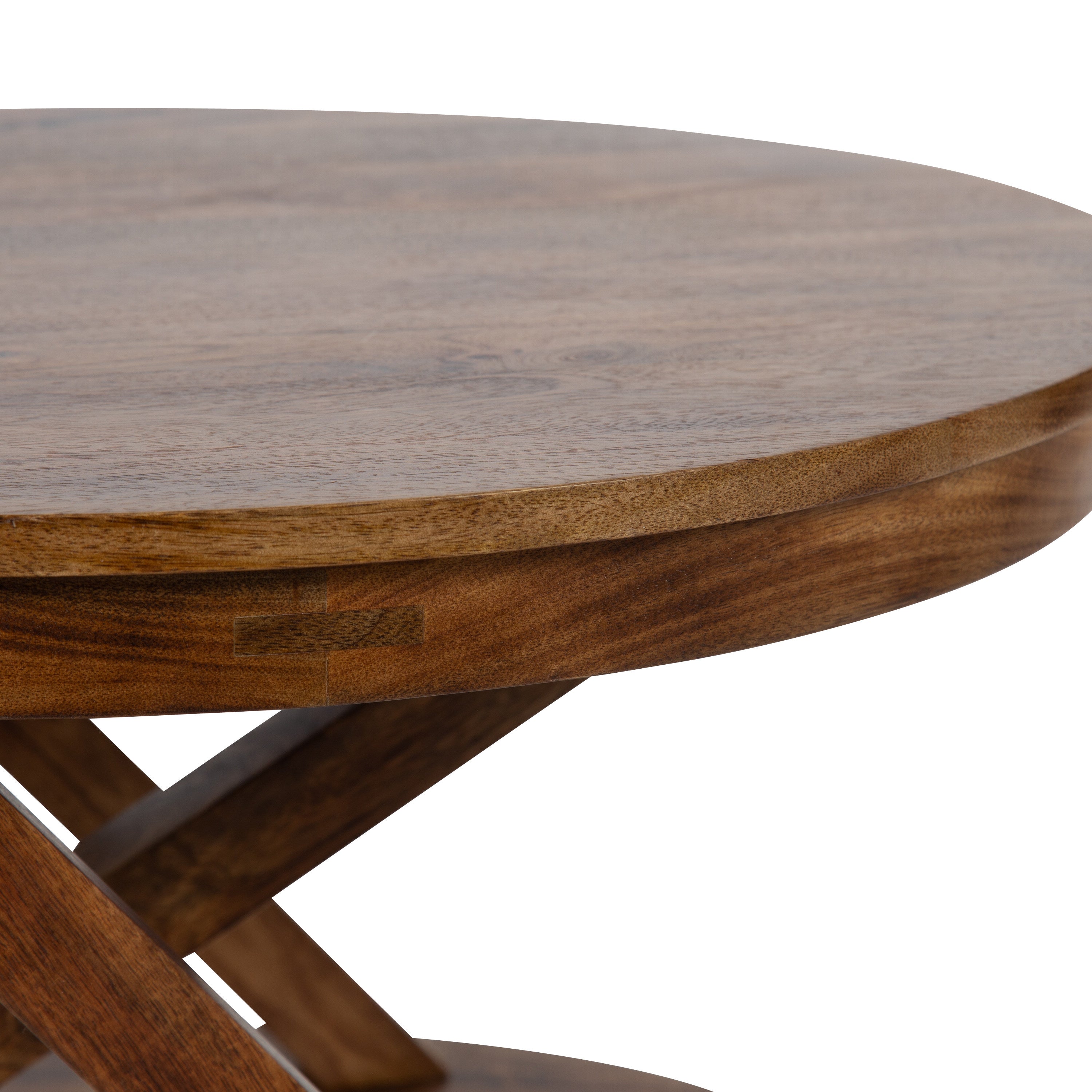 Coffee Table Walnut Brown 26x26x16 5
