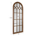 Windowpane Mirror Rustic Brown 18x47 5