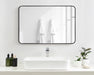Rectangle Mirror Black 24x36 7