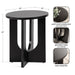 Side Table Black 20x16x22 2