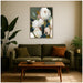 Framed Canvas 28x38 Sylvie Beaded Dark Gold 7