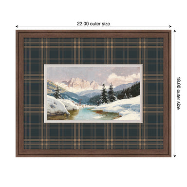 Framed Art Florence Medium Brown 22x18 2