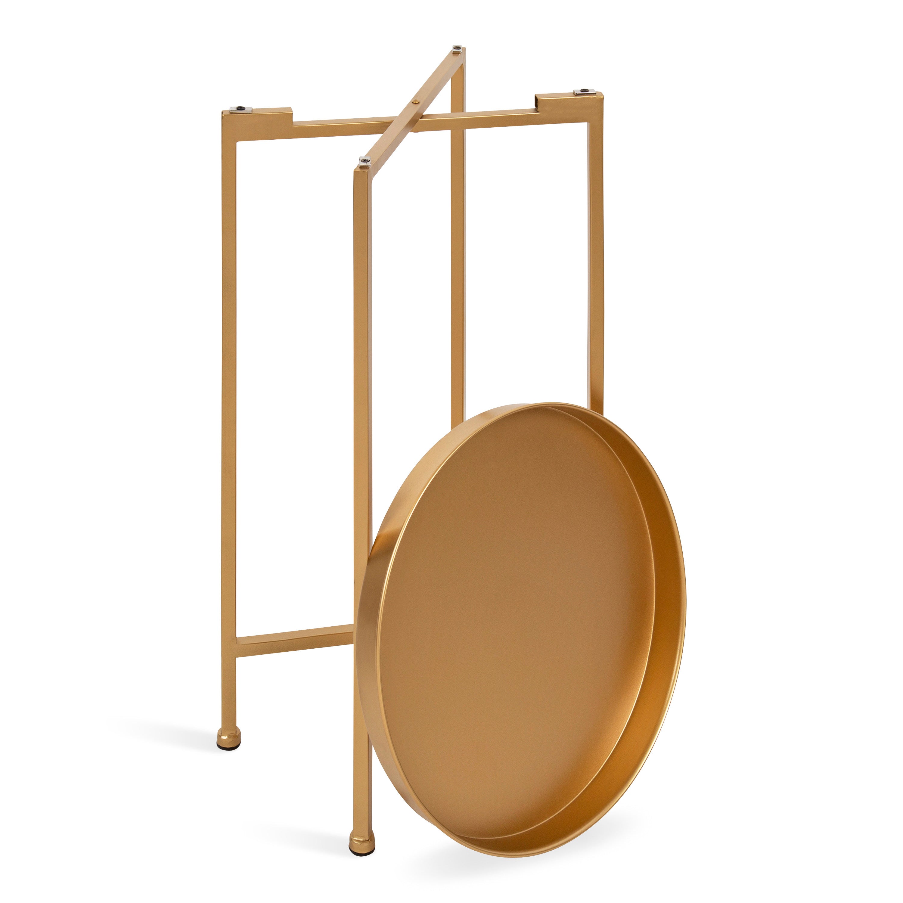 Tea Table Gold 14x14x26 5