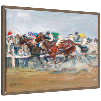 Framed Canvas 24 x 18 Sylvie Walnut 1