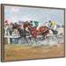 Framed Canvas 24 x 18 Sylvie Walnut 1
