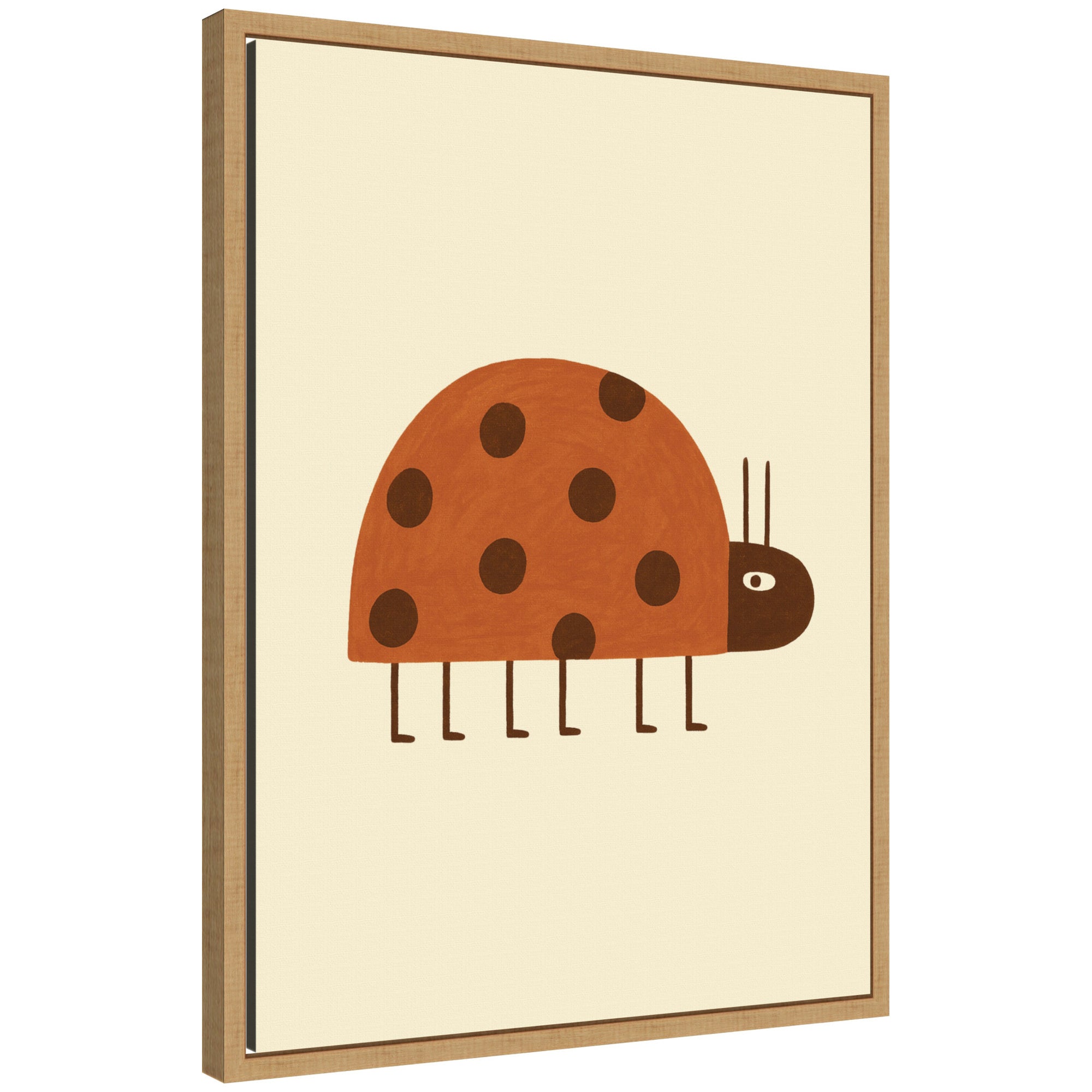 Ladybug by Laura Moss Framed Canvas Wall Art Print