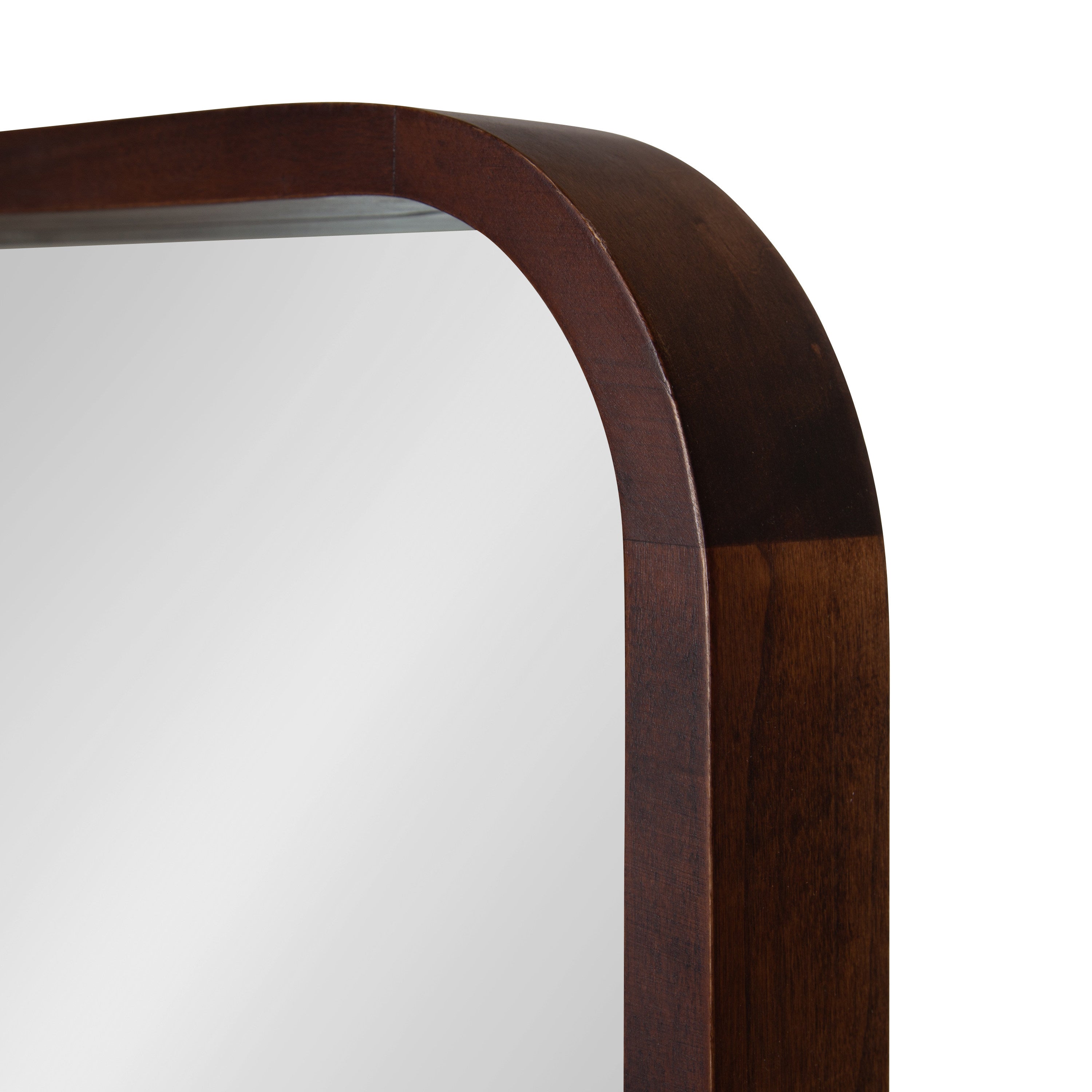 Rectangle Mirror Dark Brown 20x30 3