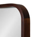 Rectangle Mirror Dark Brown 20x30 3