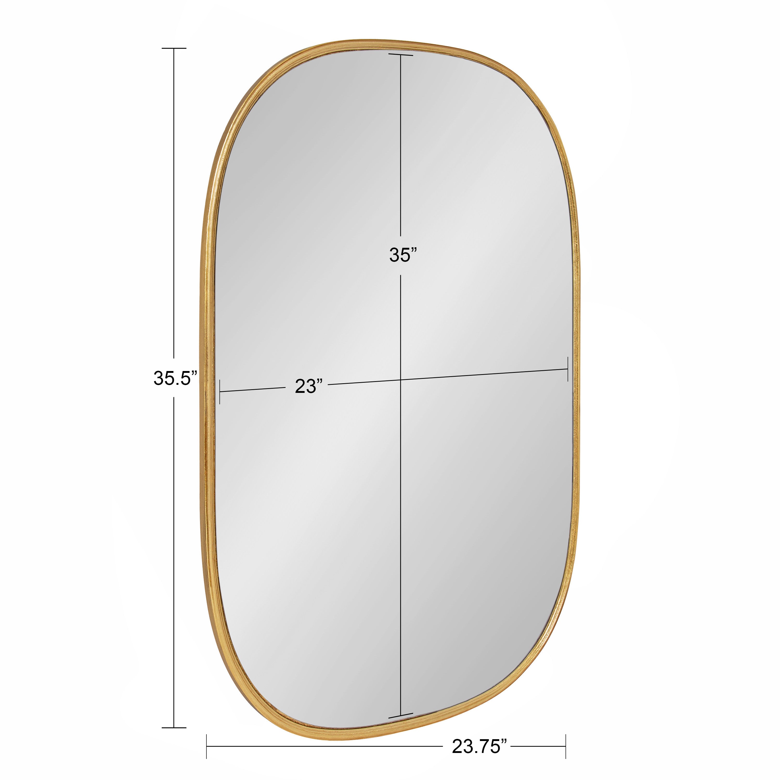 Capsule Mirror Gold 24x36 5