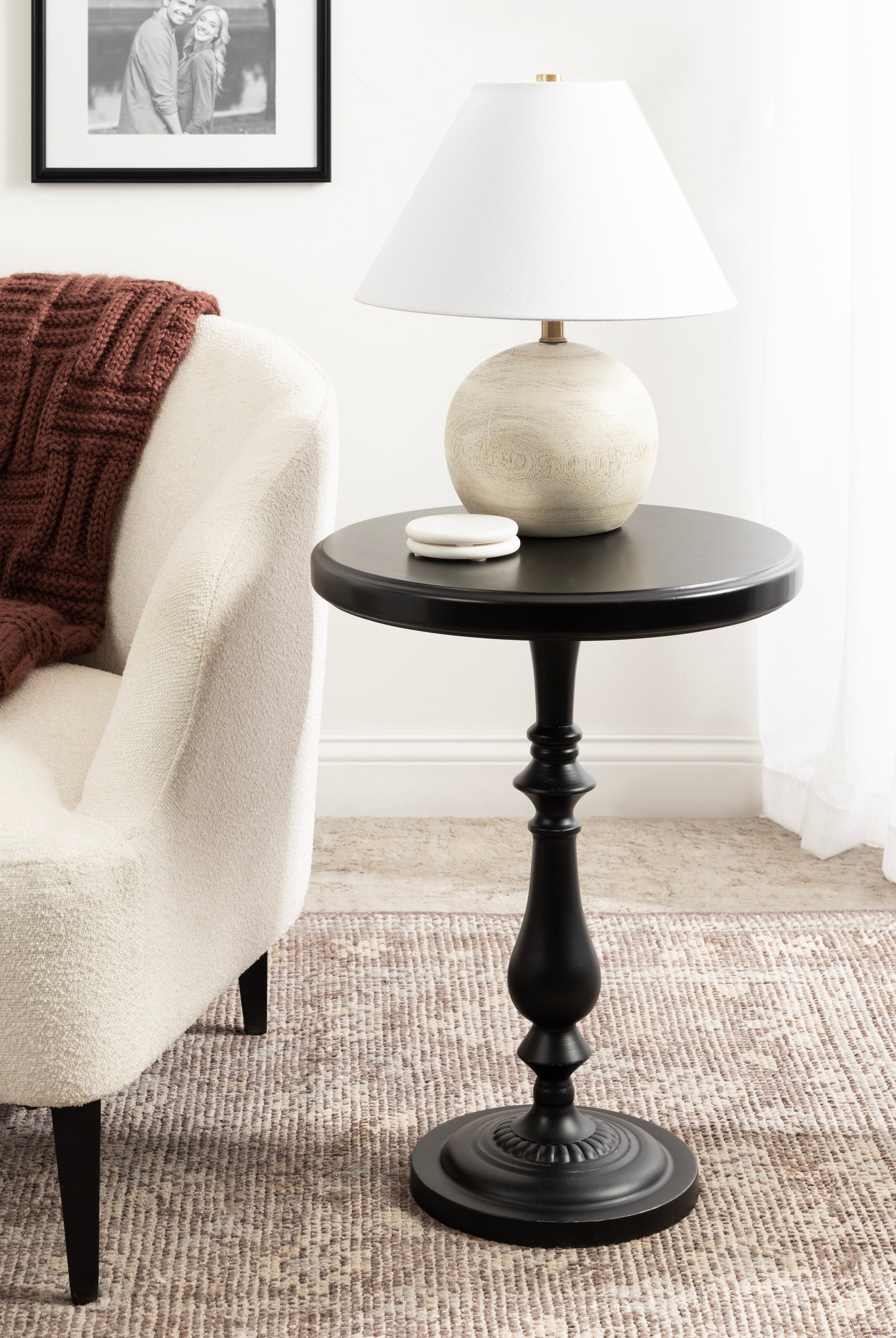Wixley Wood and Metal Side Table