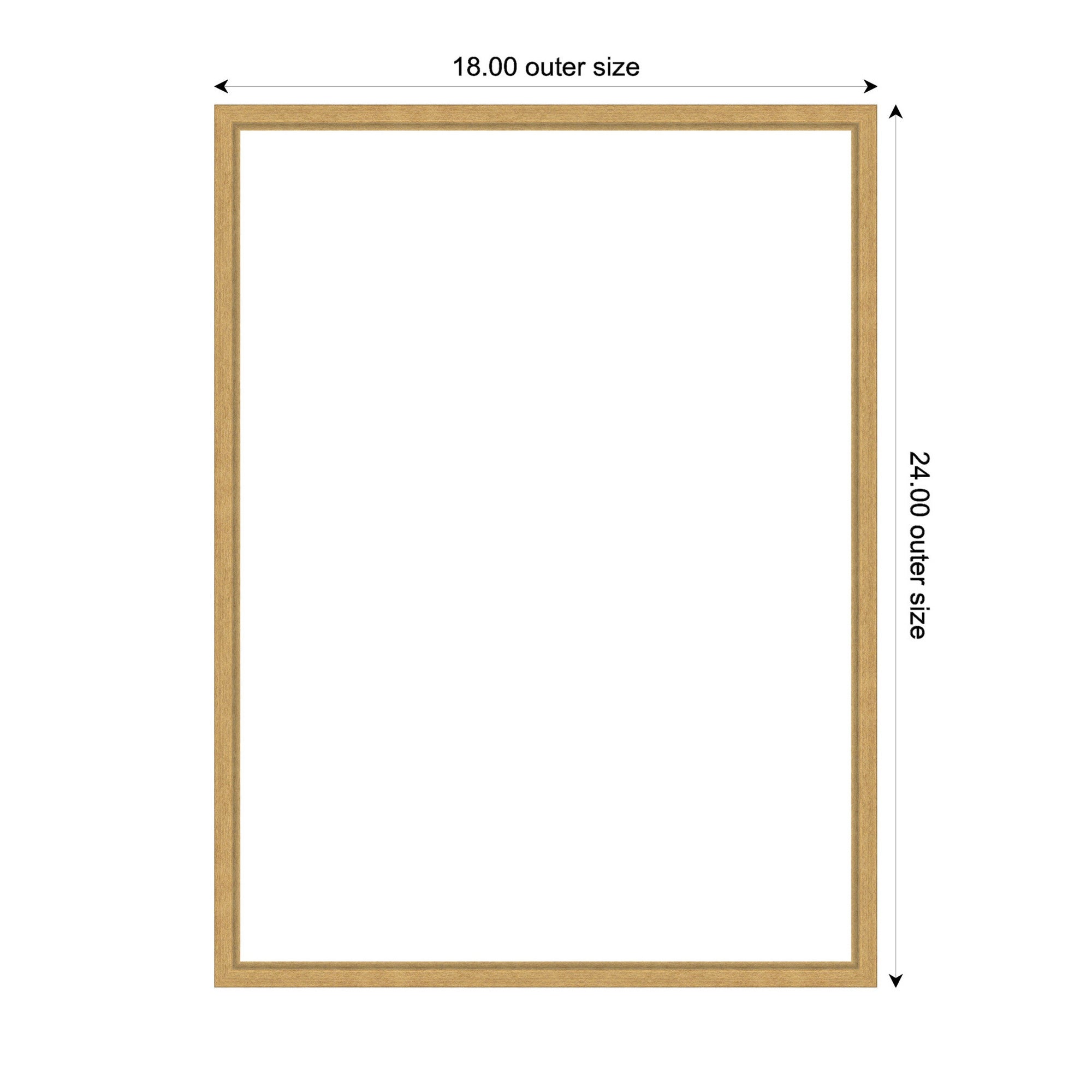 Art Set 2 Piece Set 18x24 Sylvie Bright Gold 2