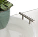 Single Tray White Silver 15.5" Diameter 7
