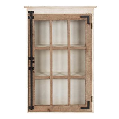 Cabinet Rustic Brown White 20x6x32 2
