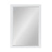 Rectangle Mirror White 27.5x39.5 5