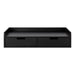Floating Console Table Black 28x12x6.5 3
