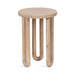 Side Table Natural Beige 14x14x20 1