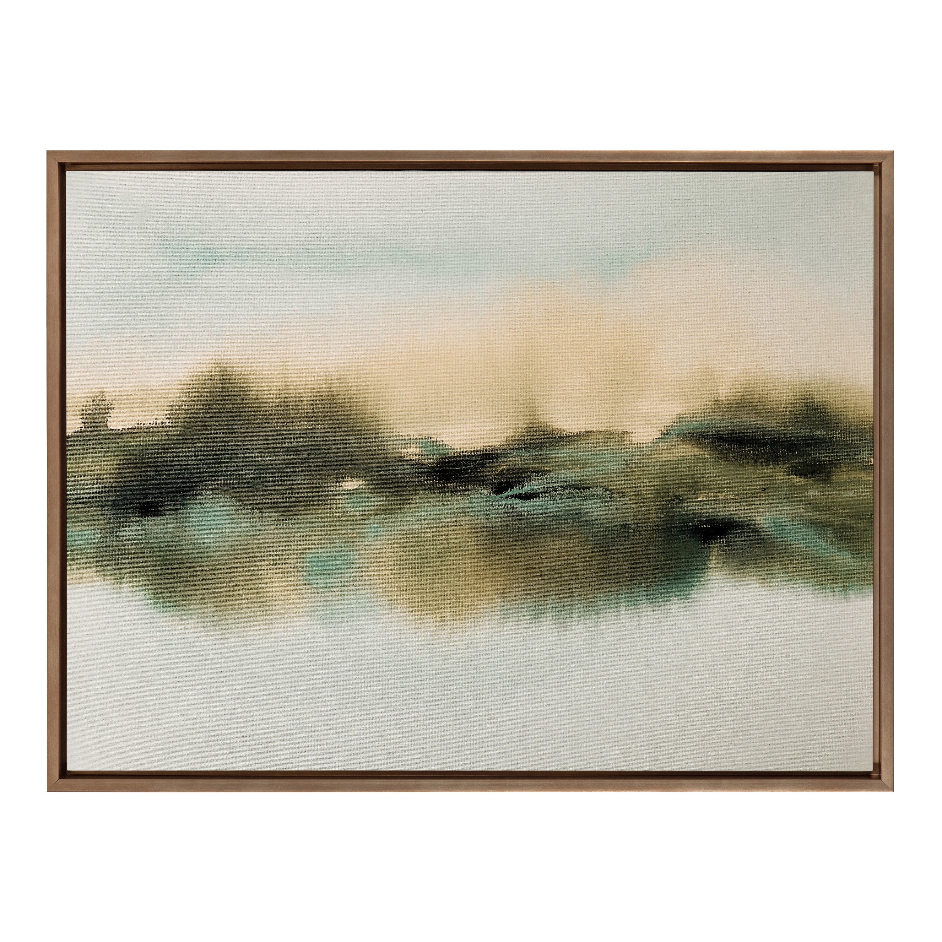 Framed Canvas 28x38 Sylvie Dark Gold 2