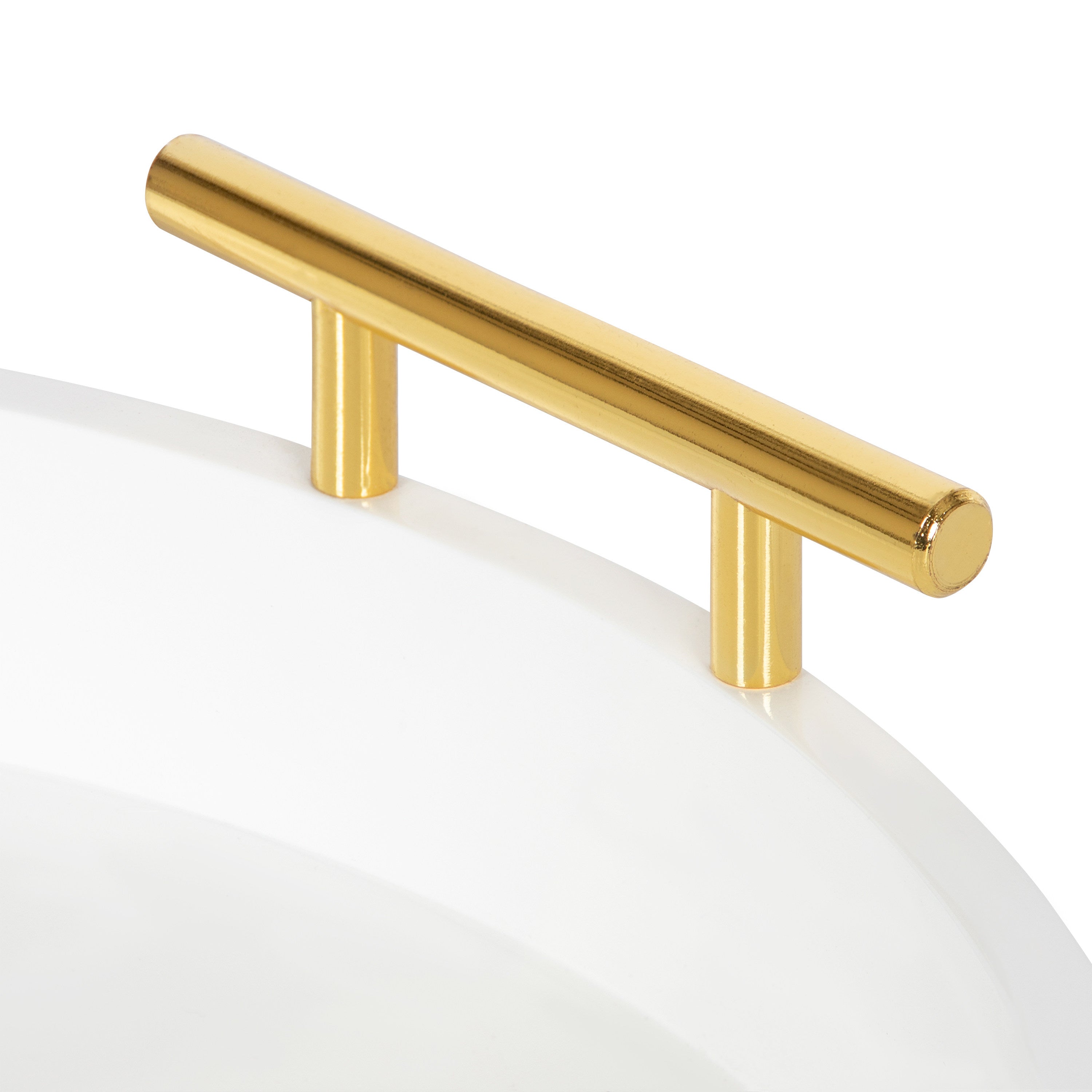 Single Tray White 15.5" Diameter 4