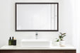 Rectangle Mirror Black 24x36 7
