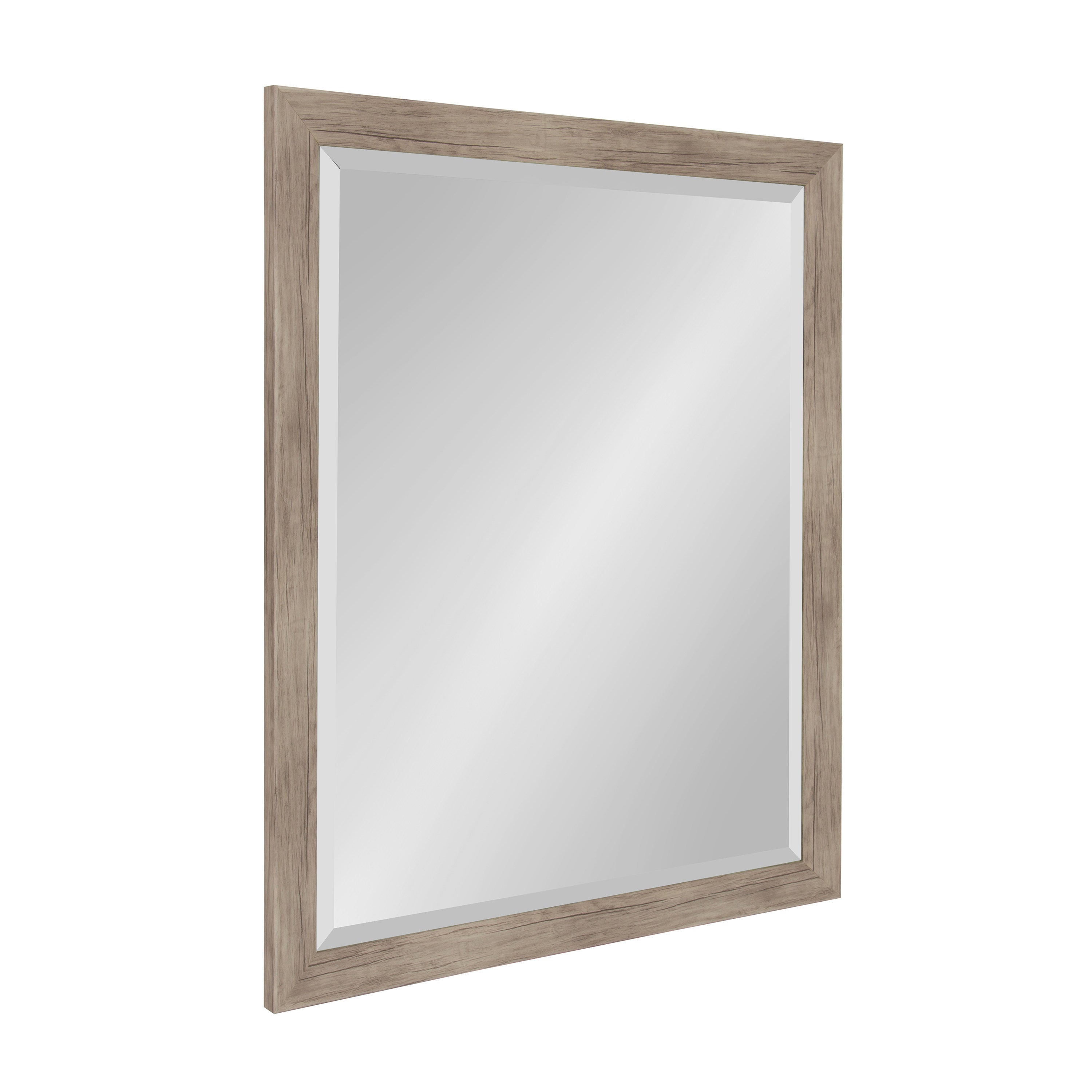Rectangle Mirror Brown 25x31 2