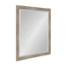 Rectangle Mirror Brown 25x31 2