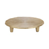 Sancia Footed Round Metal Tray