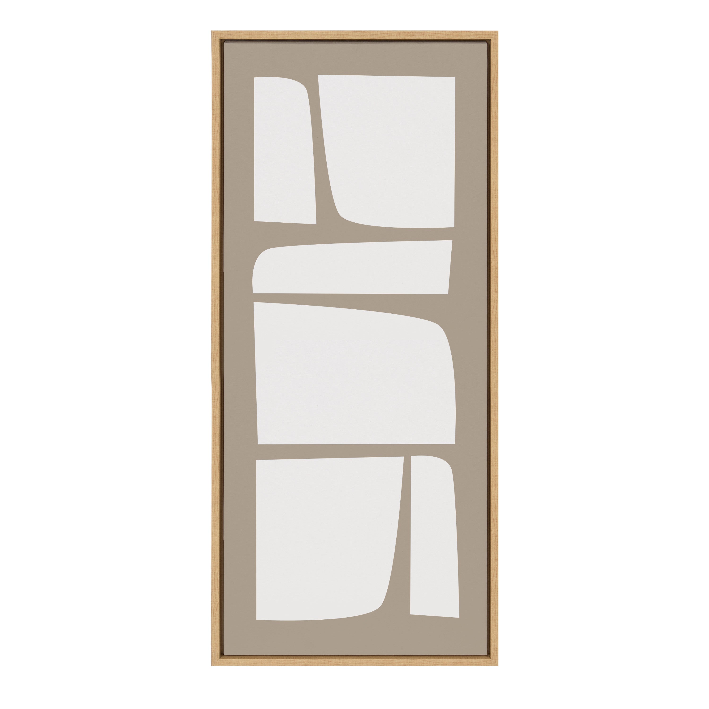 Framed Canvas 18x40 Sylvie Natural 2