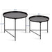 Nesting Table Black 2 Piece 2