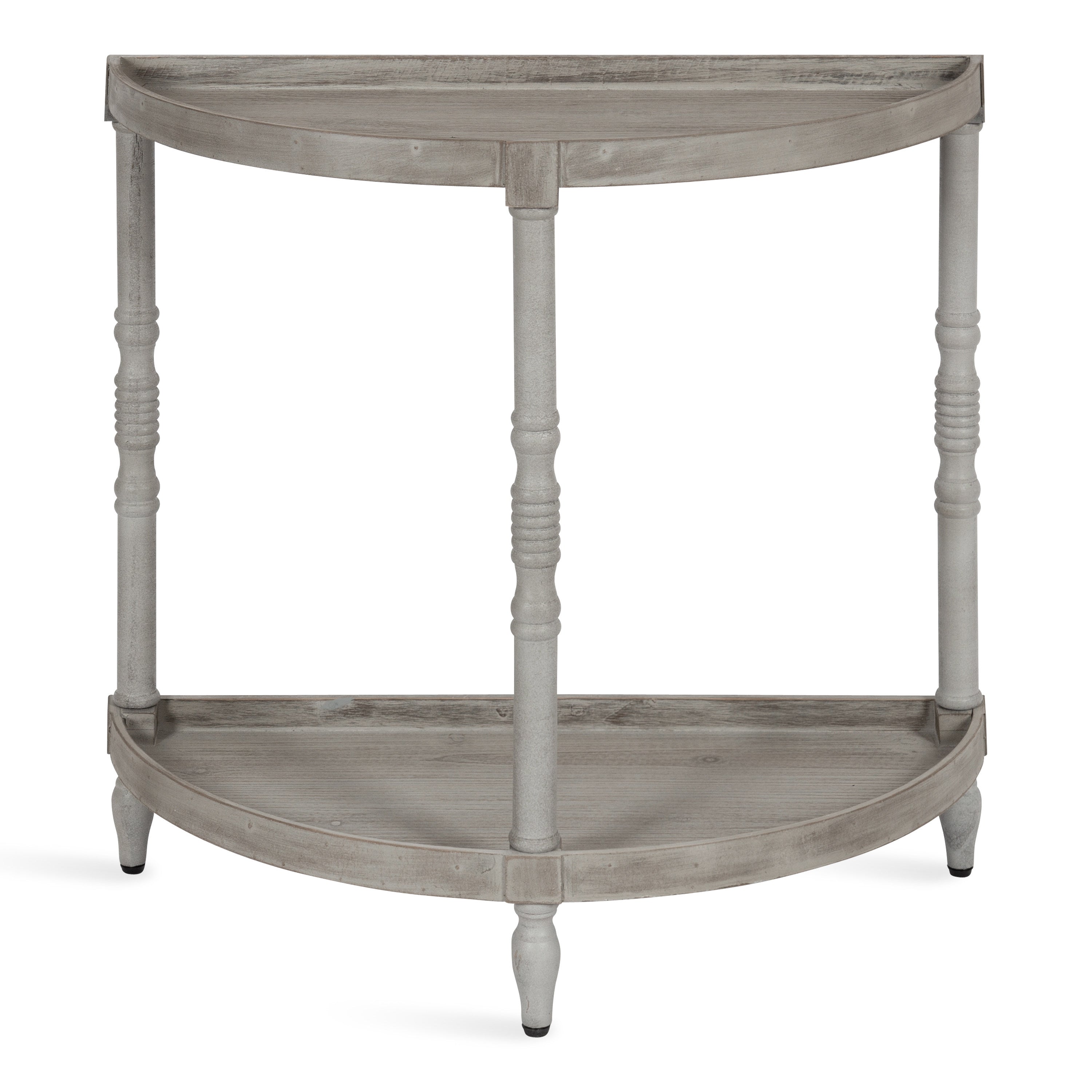 Bellport Wood Console Table with Shelf