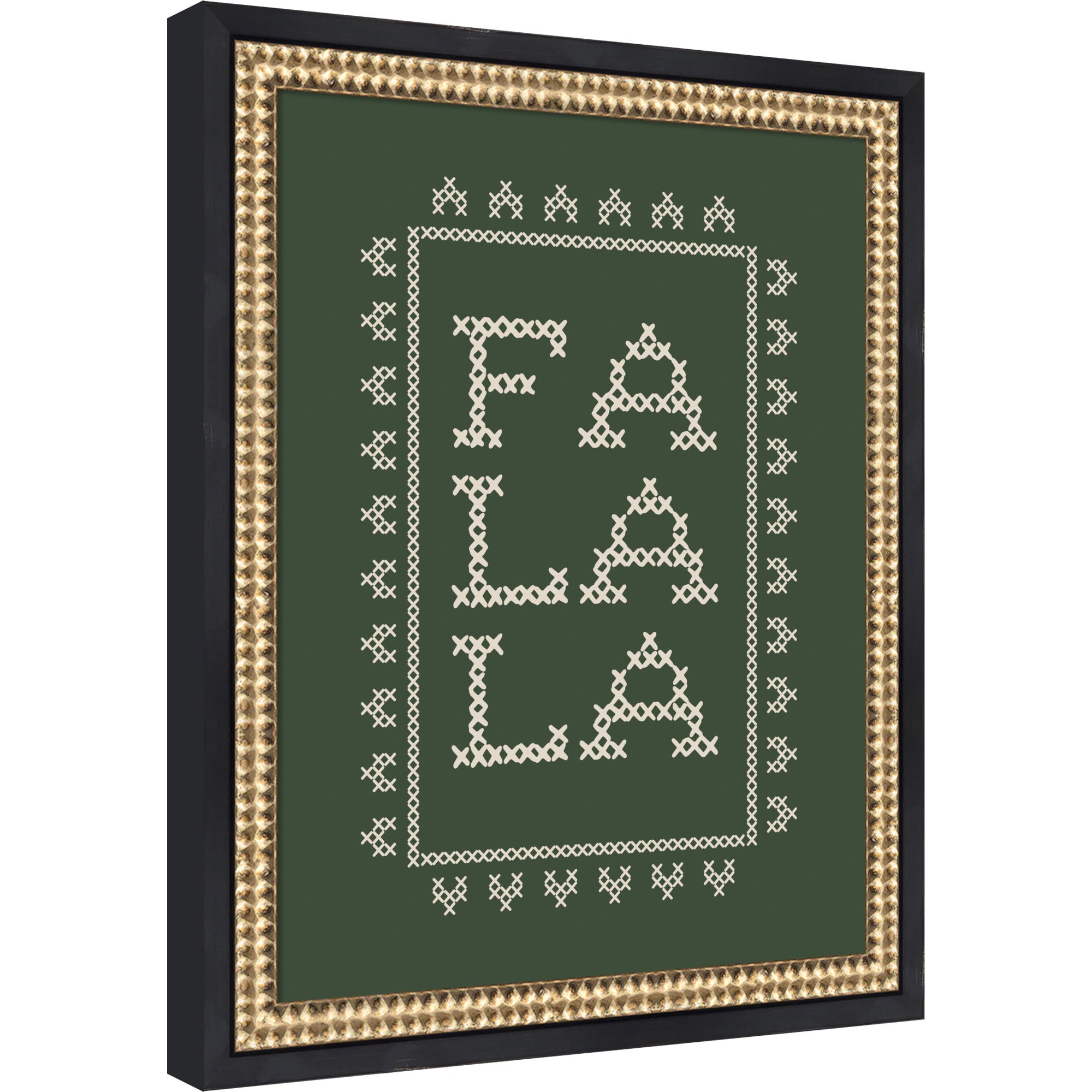 Mounted Canvas Castellan Black 13x16 1