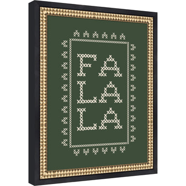 Mounted Canvas Castellan Black 13x16 1