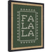Mounted Canvas Castellan Black 13x16 1