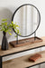 Tabletop Mirror Brown Black 18x22 7