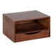 Floating Side Table Dark Brown 12.5x10x7 1
