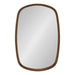 Capsule Mirror Walnut Brown 20x30 5