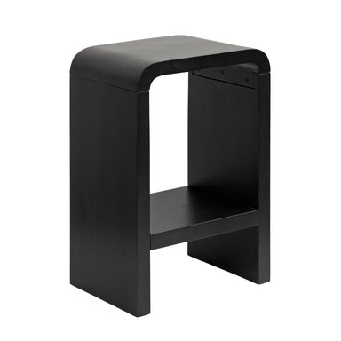 Side Table Black 16x12x24 1