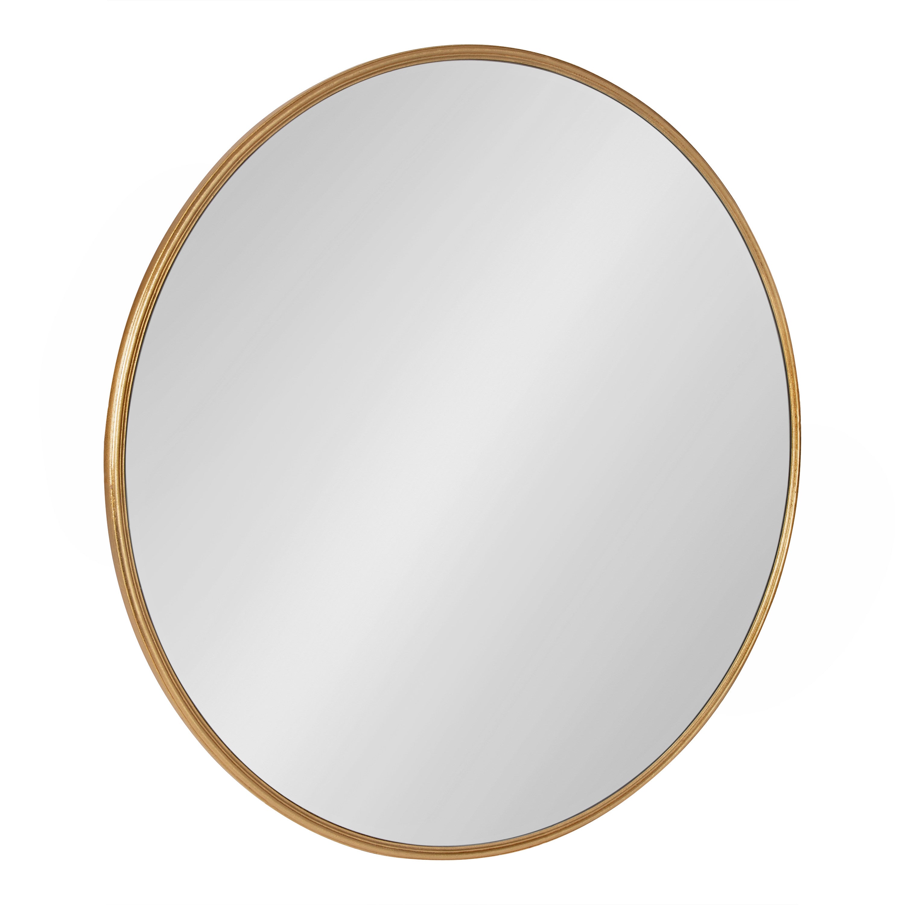 Round Mirror Gold 30" Diameter 1