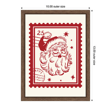 Framed Canvas Sylvie Walnut 10x13 2