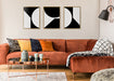 Art Set 3 Piece Set 18x24 Sylvie Bright Gold 5