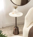 Side Table White Bronze 14x14x24 6