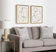 Art Set Sylvie Dark Gold 2 Piece Set 18x24 6