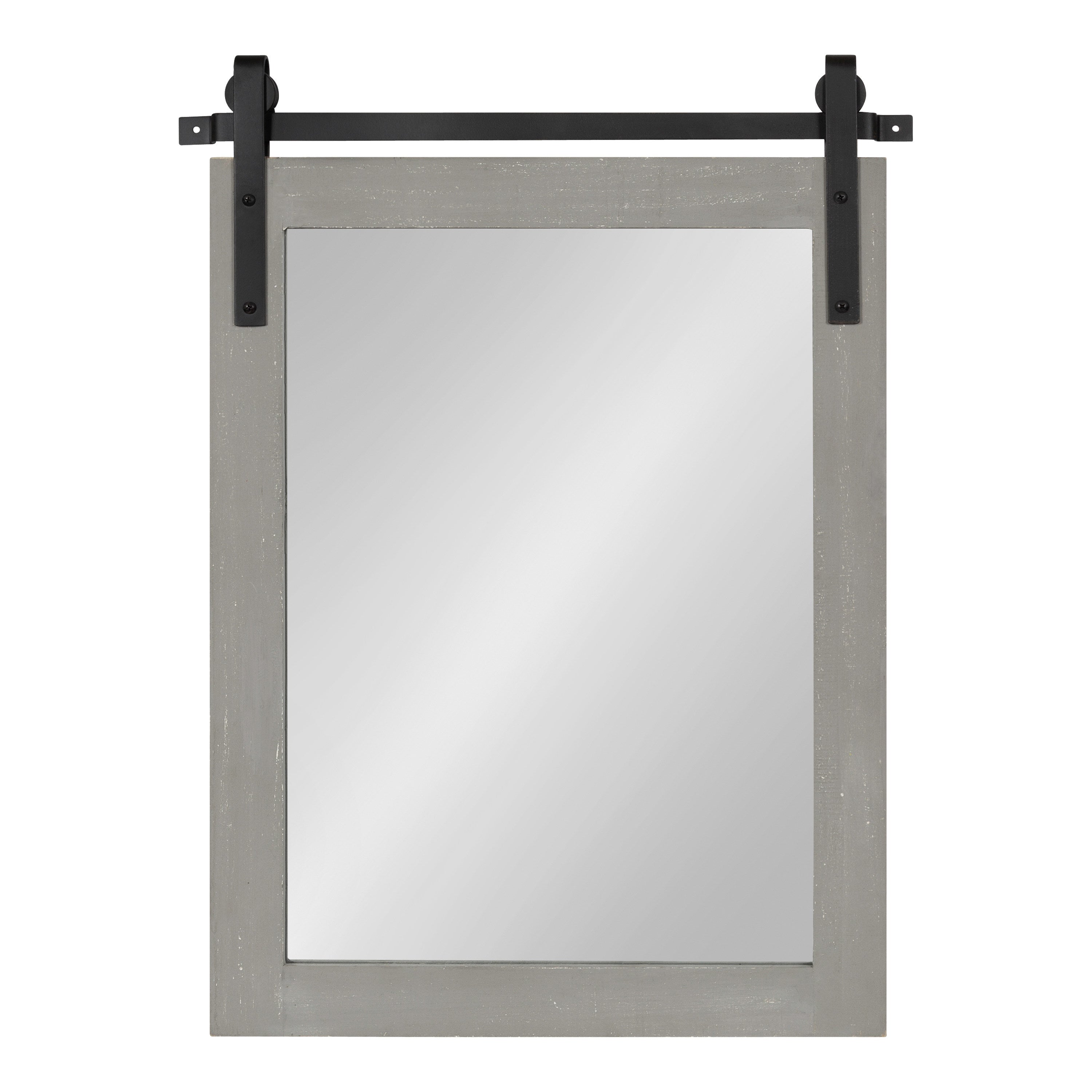 Rectangle Mirror Gray 18x26 2