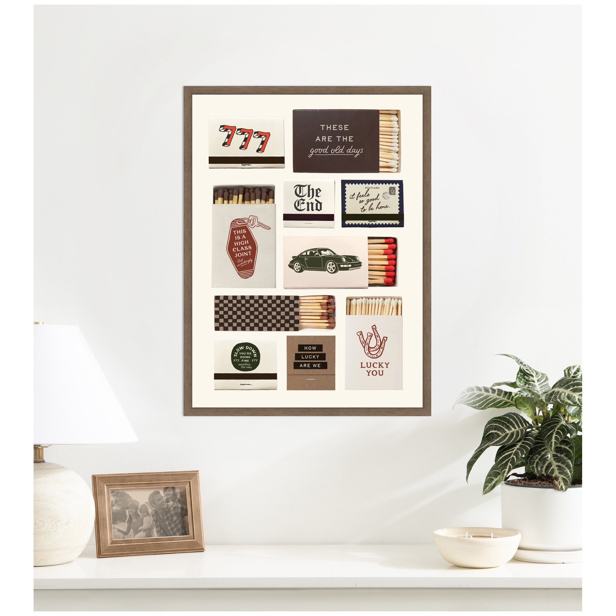 Framed Canvas 18x24 Sylvie Walnut 6