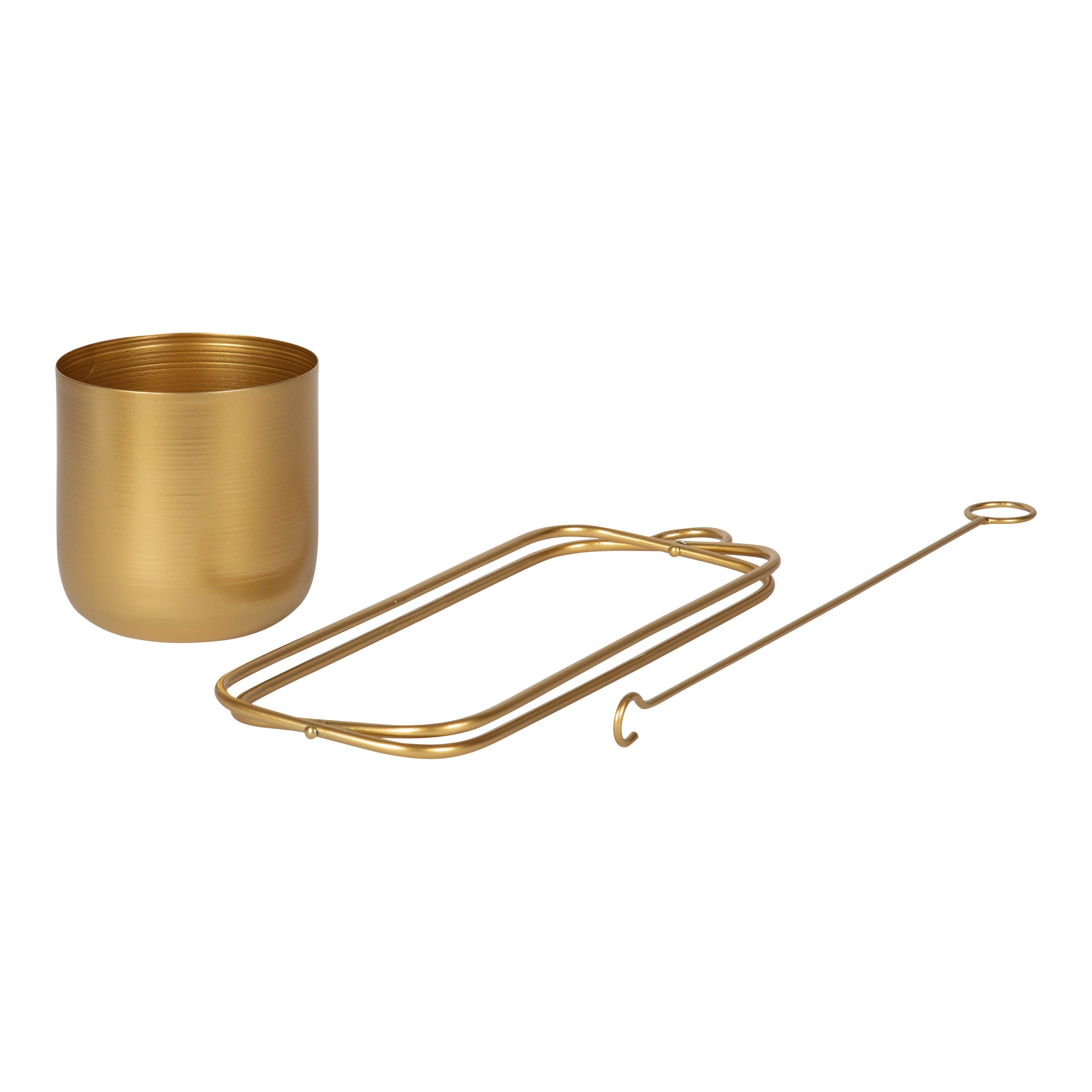 Nobrey Metal Hanging Planter Set