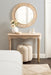 Console Table Natural Beige 36x15x31 6