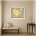 Framed Canvas Sylvie Beaded Dark Gold 42x32 5