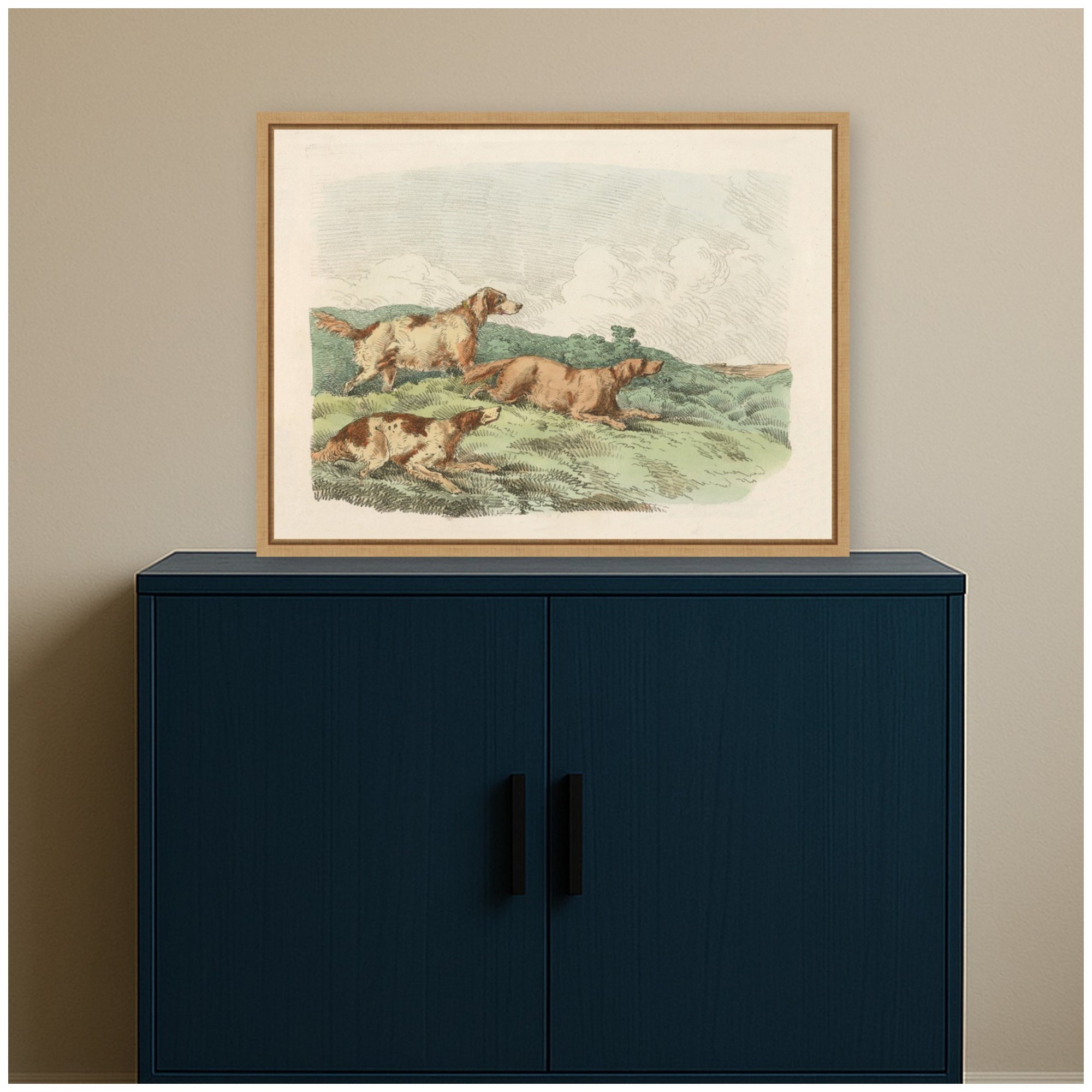Framed Canvas 24x18 Sylvie Natural 6