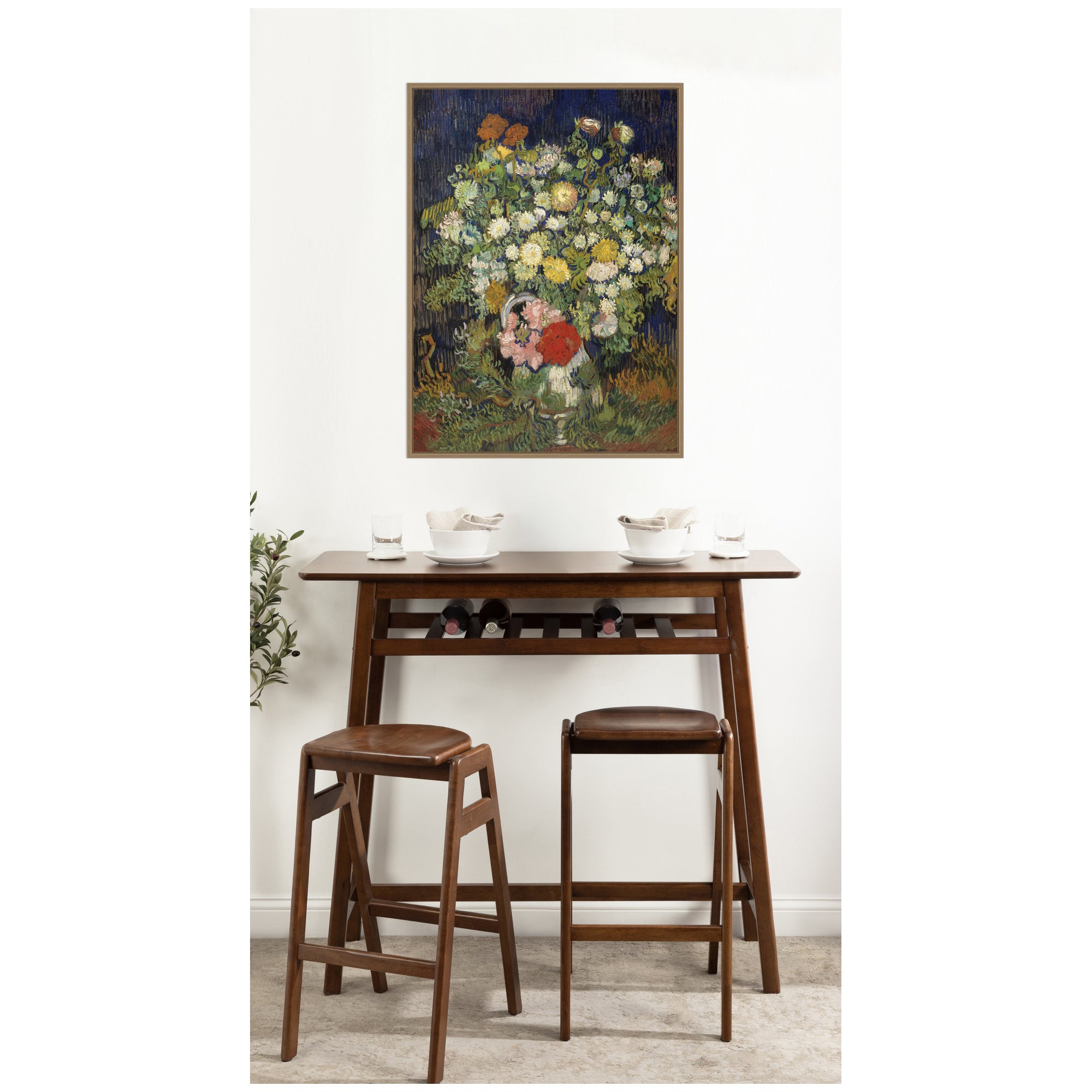 Framed Canvas 28 x 38 Sylvie Dark Gold 7
