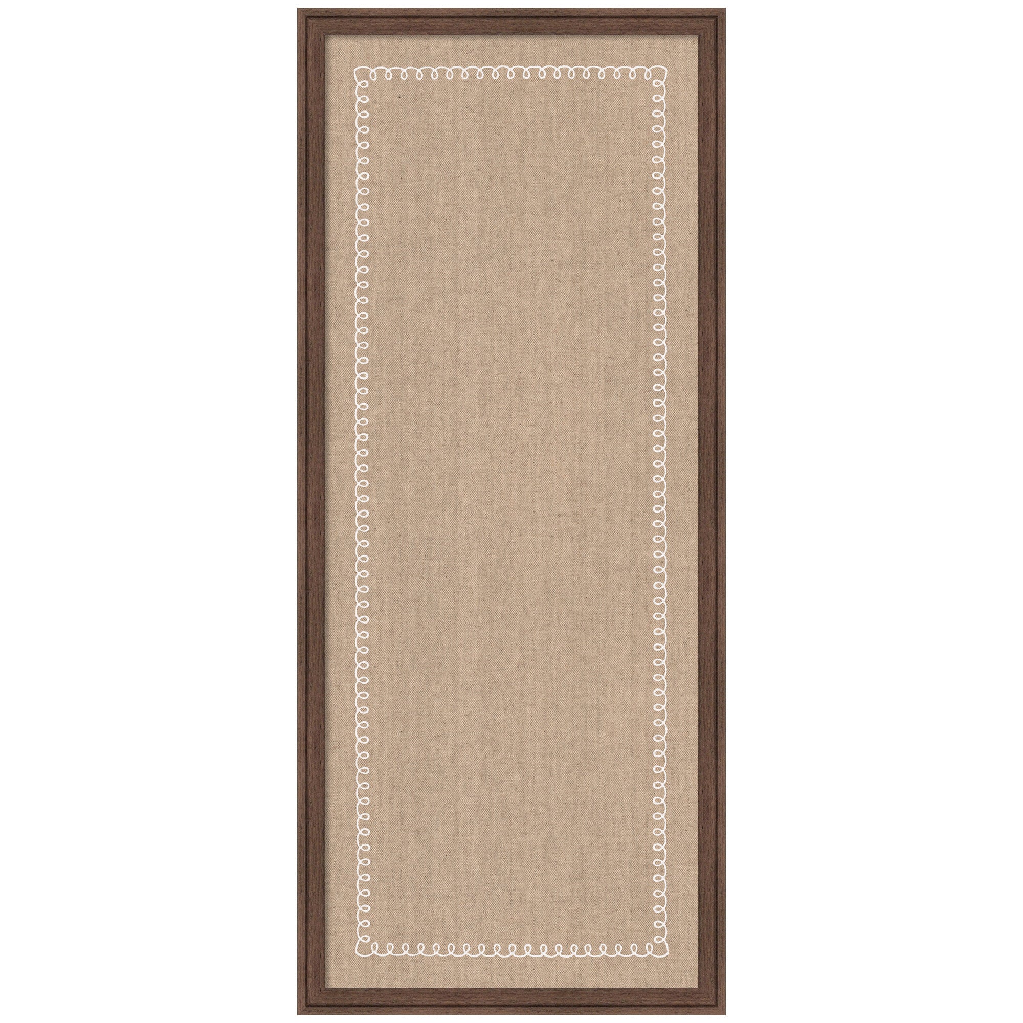Pinboard White Scalloped Edge