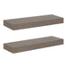Floating Shelf 2 Piece 24 Inch Gray 1